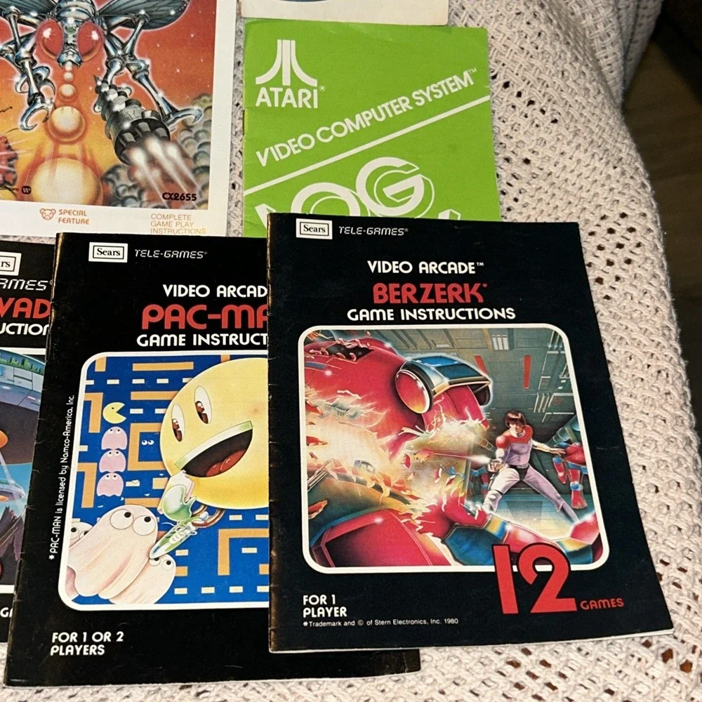 atari telegames booklets